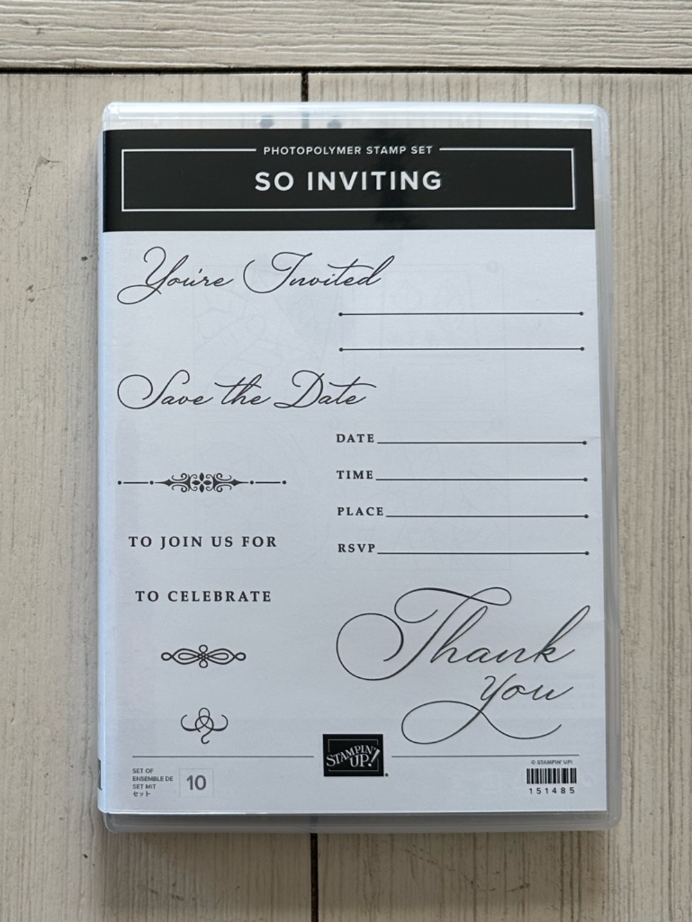 Stampin’ Up! So Inviting Stamping Set